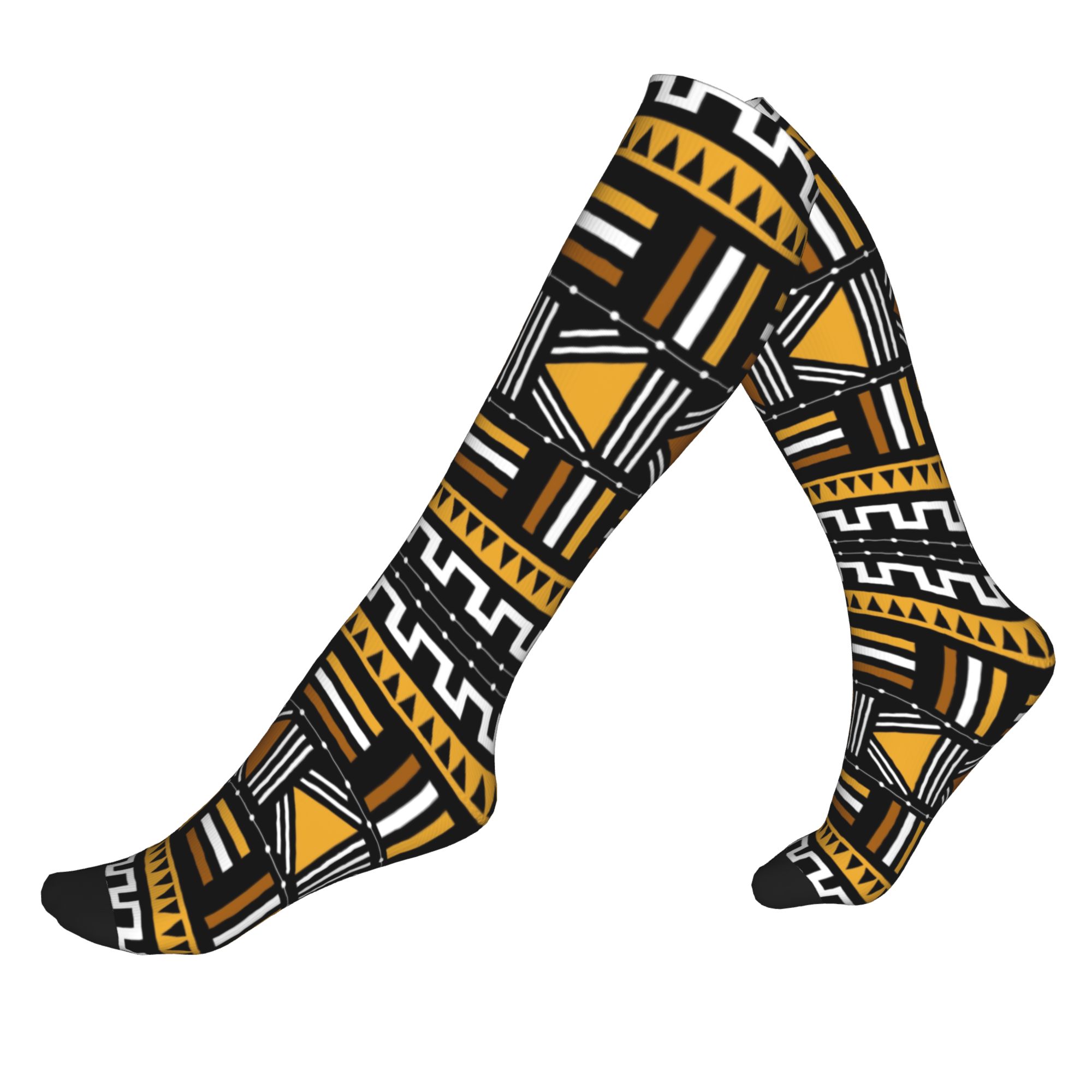 Ethnic Fashion For Men - Kaus Kaki Gaun Geometris Ankara Suku