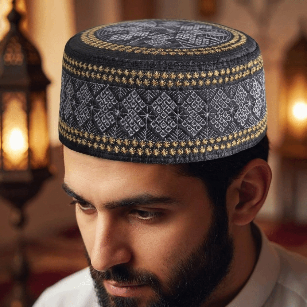 Ethnic Fashion For Men - Topi Islam Gaya Etnik Fashion, Topi