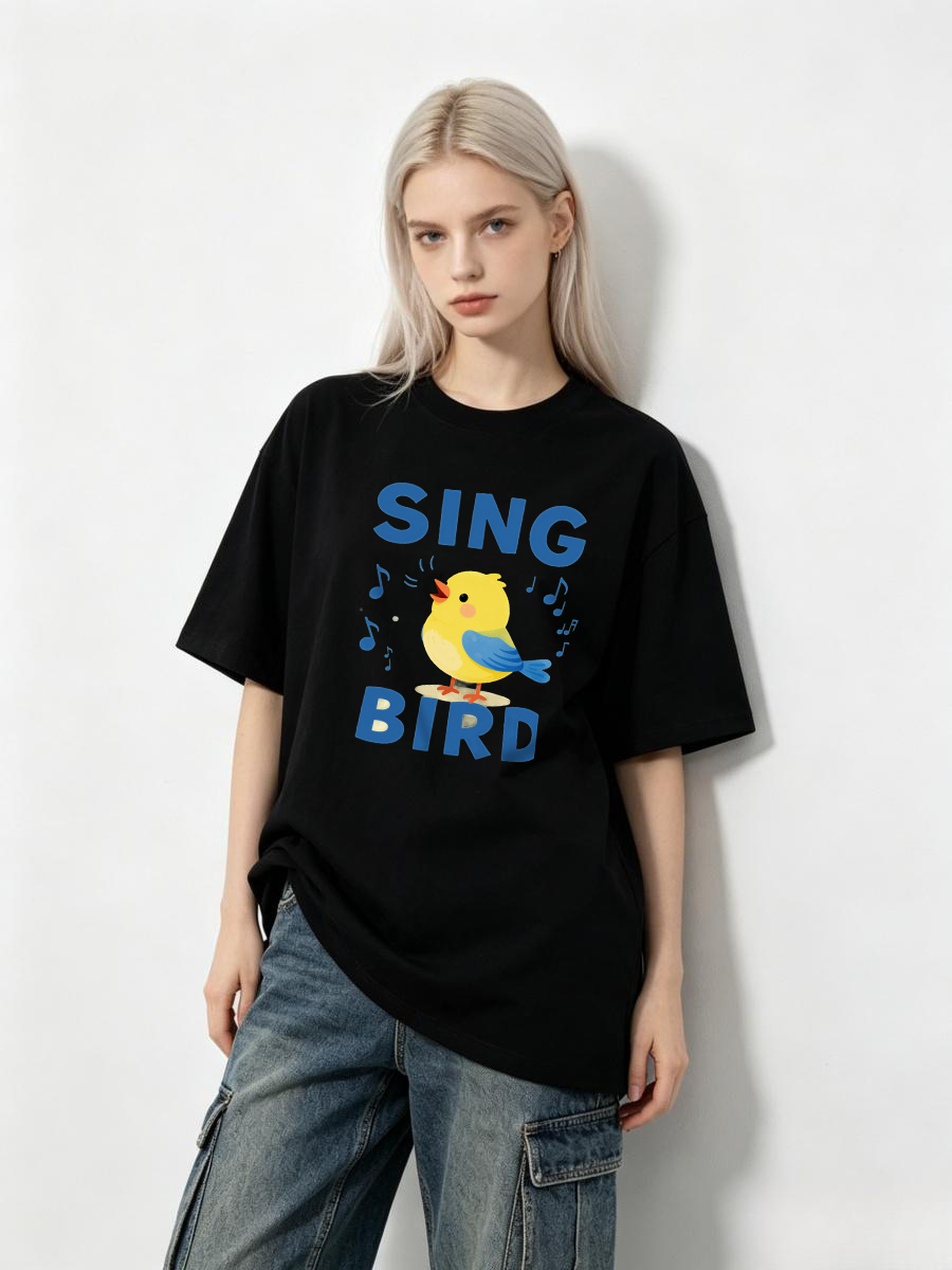 Urban Ethnic Fashion - Kaos Musim Gugur Hijau Pilihan Tekstil