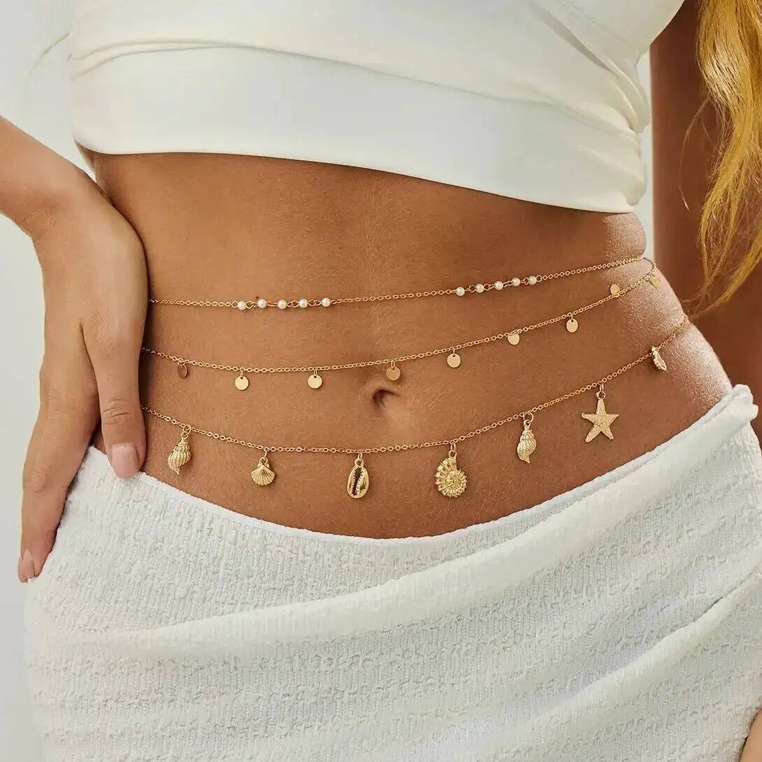 Ethnic Fashion Jewellery - IngeSight.Z 3 Buah/Set Boho Liontin Keong