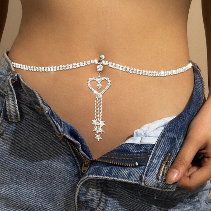 Ethnic Fashion Jewellery - Cincin tindik tubuh wanita, berkilau Boho