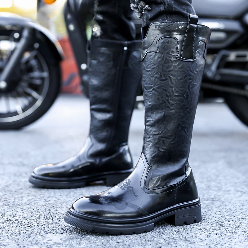 Ethnic Fashion For Men - Sepatu Bot Setengah Betis Pria Sepatu