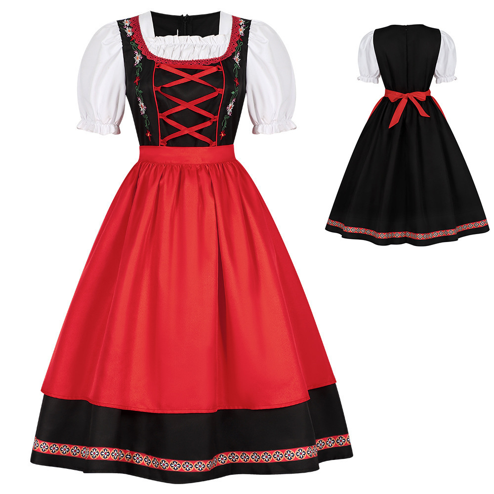 Ethnic Fashion Women - Kostum Oktoberfest Jerman Baru Gaun Gaya