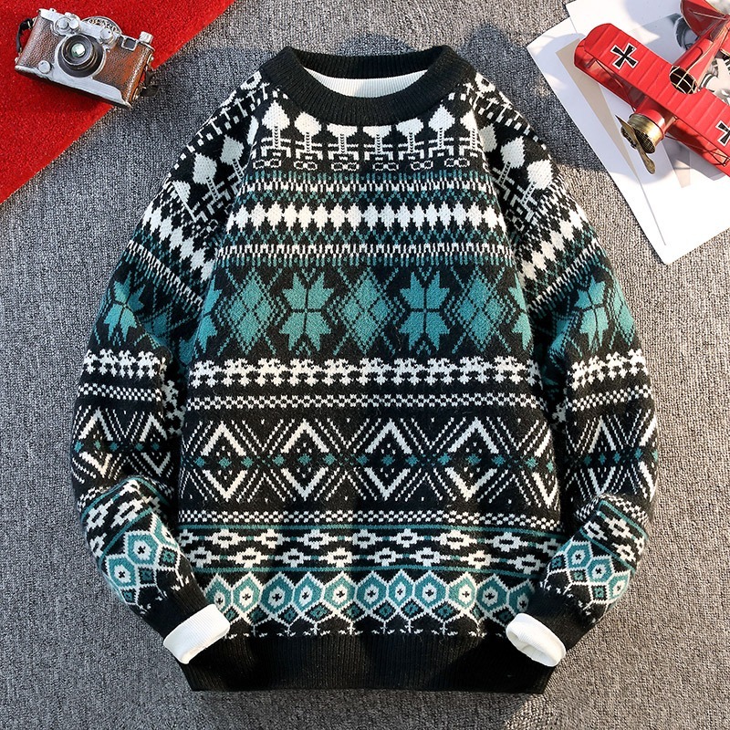 Atasan Rajut Sweater Gaya Etni - Ethnic Fashion For Men ulasan dan harga