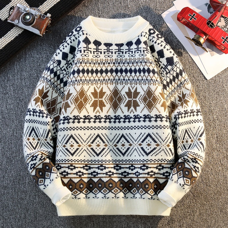 Atasan Rajut Sweater Gaya Etni - Ethnic Fashion For Men ulasan dan harga