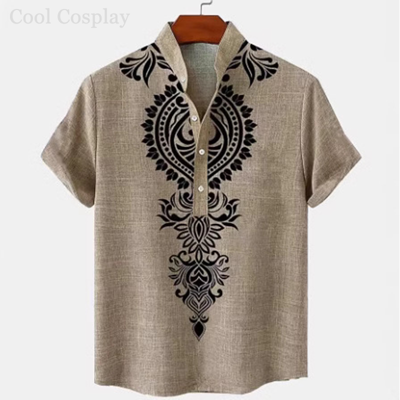 Atasan Retro Pria Kemeja Henle - Ethnic Fashion For Men ulasan dan harga