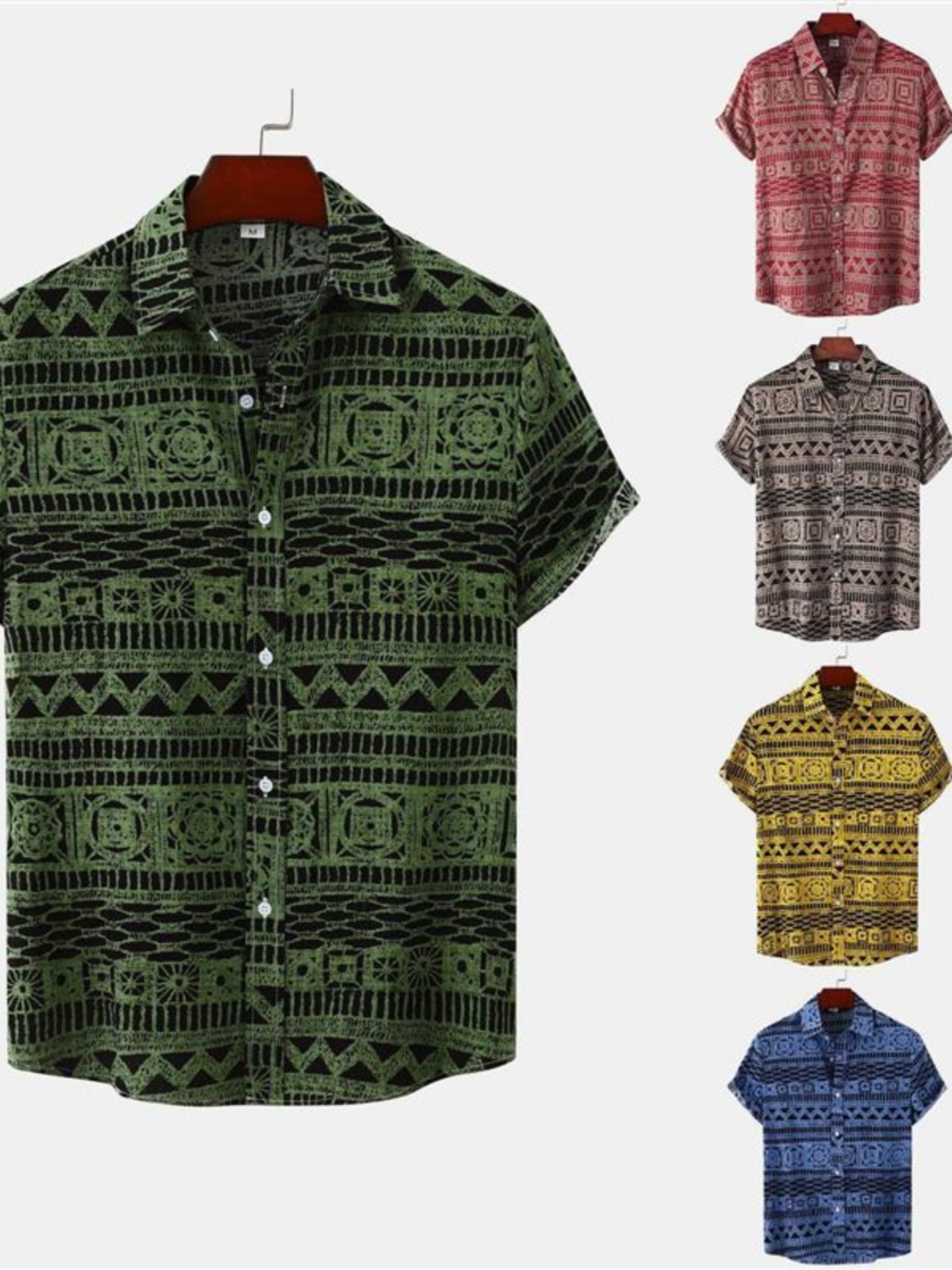 Kemeja Pria Lengan Pendek Ukur - Urban Ethnic Fashion ulasan dan harga