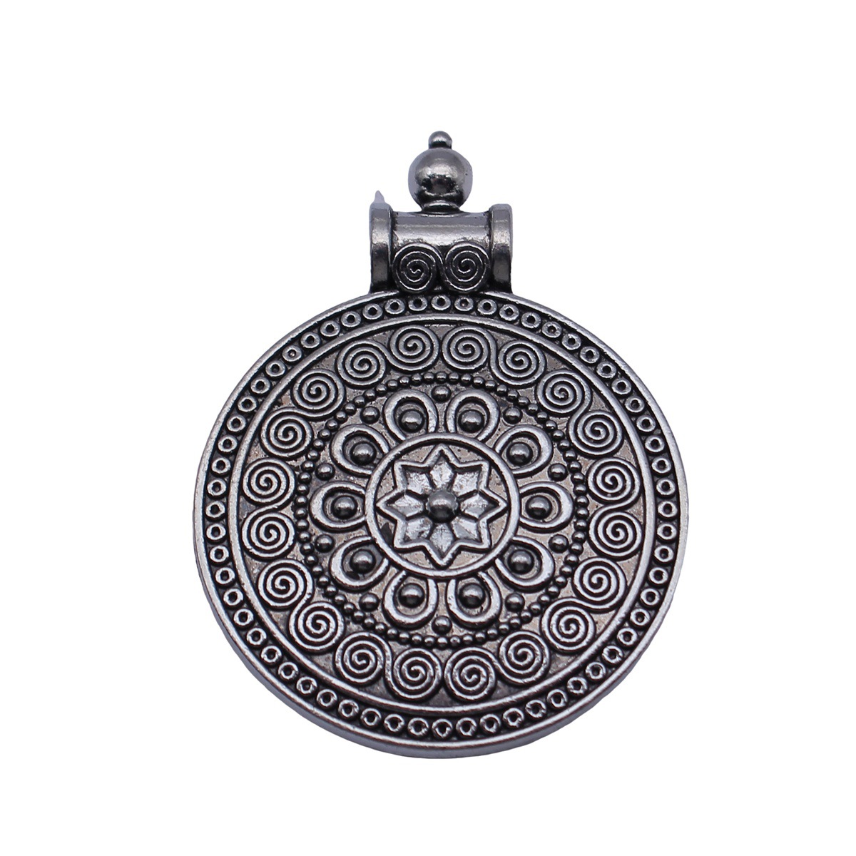 Liontin Mandala Etnik Boho Bun - Ethnic Fashion Jewellery ulasan dan harga