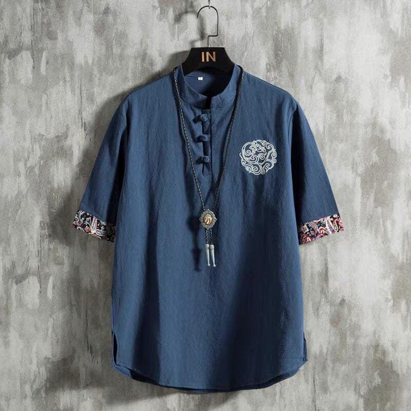 Kaos Linen Lengan Pendek Pria  - Urban Ethnic Fashion ulasan dan harga