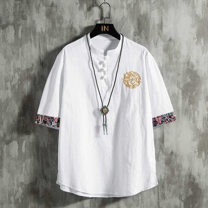 Kaos Linen Lengan Pendek Pria  - Urban Ethnic Fashion ulasan dan harga