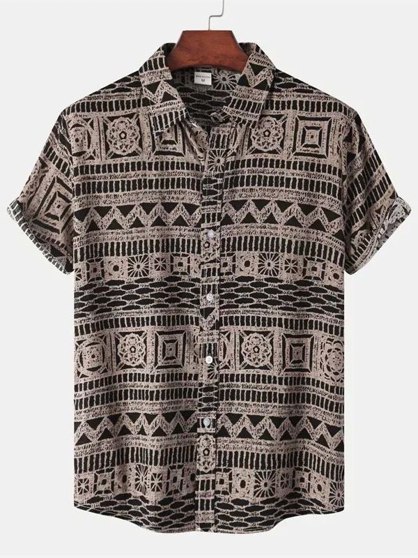 Kemeja Pria Gaya Etnik Lengan  - Urban Ethnic Fashion ulasan dan harga
