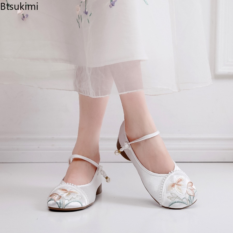 Sepatu Wanita Hak Rendah Gaya  - Ethnic Fashion Women ulasan dan harga