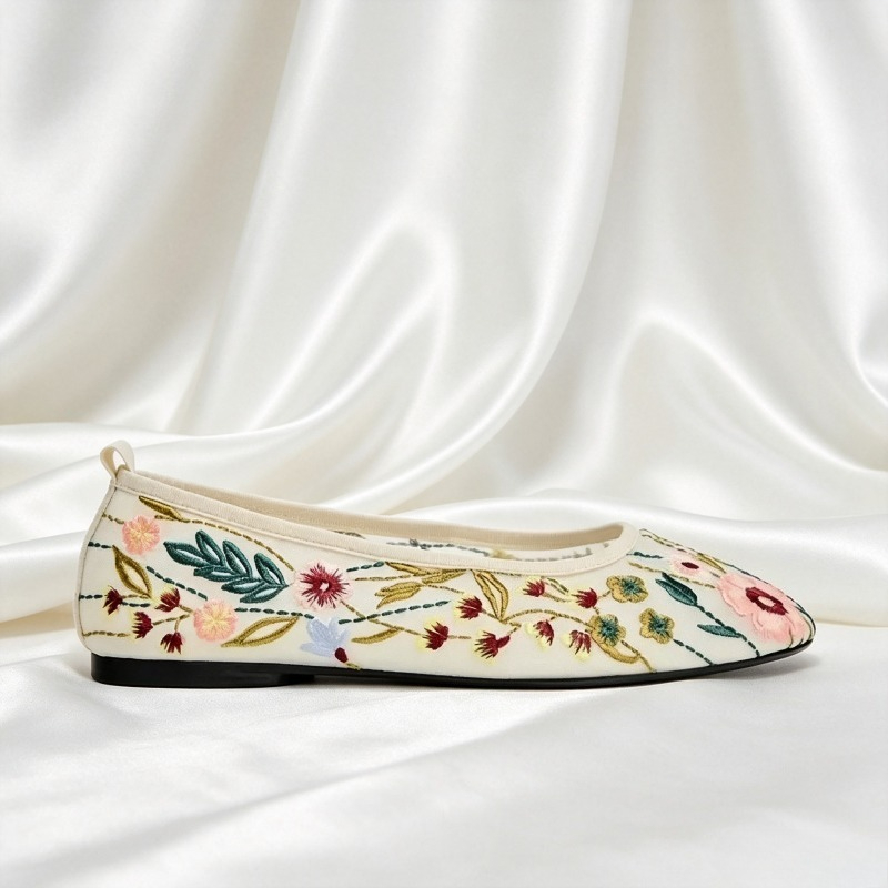 Sepatu Flat Balet Jaring Ujung - Women'S Ethnic Fashion Brands ulasan dan harga