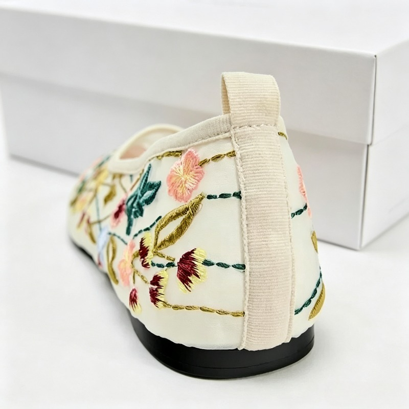 Sepatu Flat Balet Jaring Ujung - Women'S Ethnic Fashion Brands ulasan dan harga