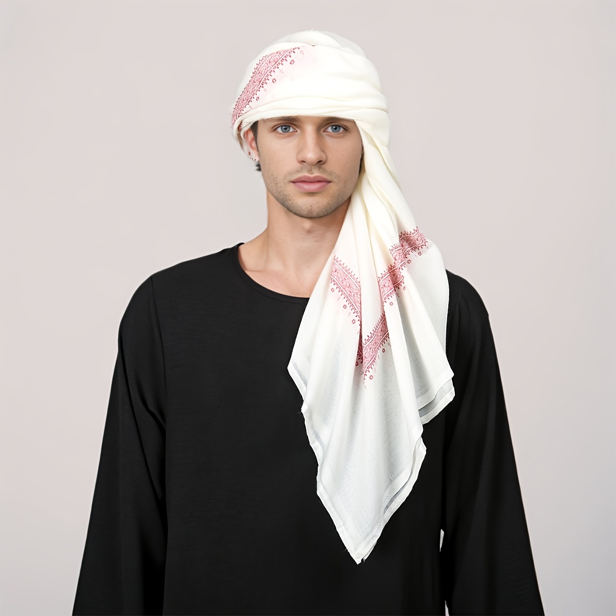 2025 syal doa etnis trendi-bus - Ethnic Fashion For Men ulasan dan harga