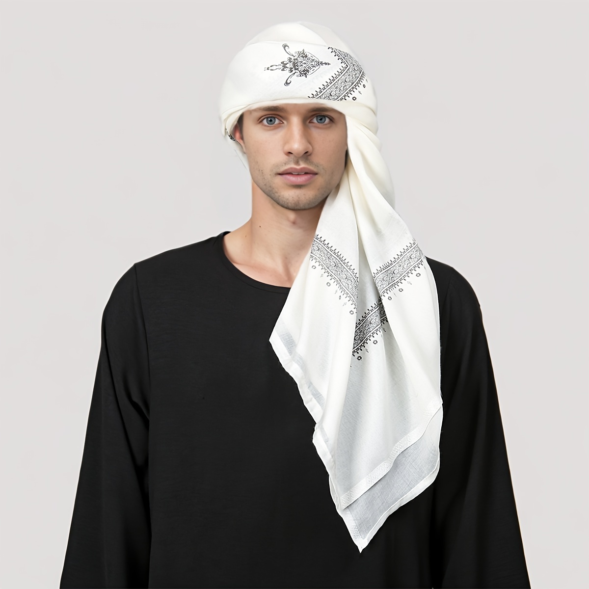 2025 syal doa etnis trendi-bus - Ethnic Fashion For Men ulasan dan harga