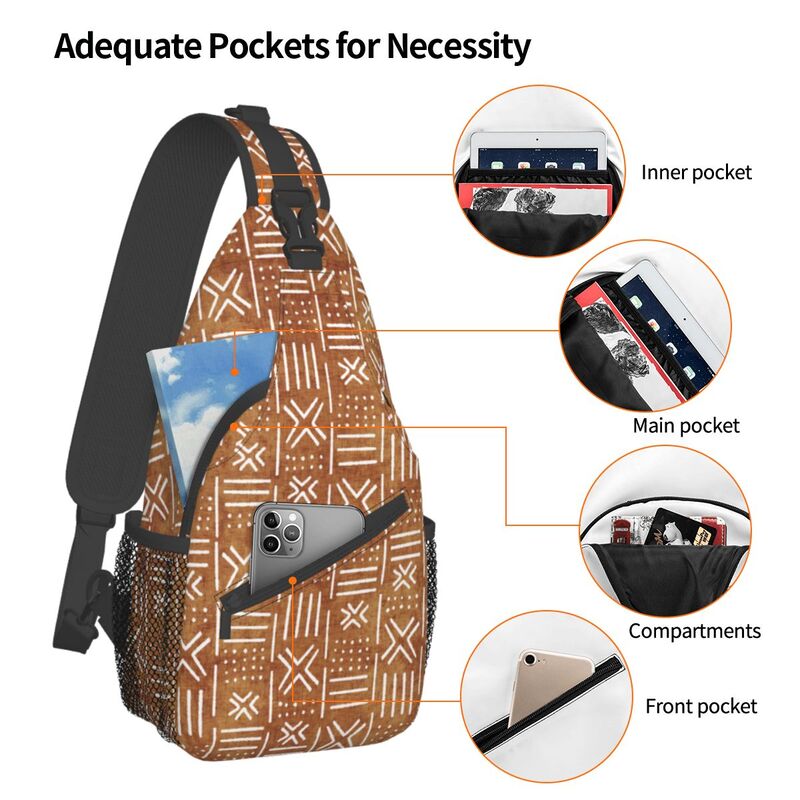 Bobol tas selempang pola Afrik - Ethnic Fashion For Men ulasan dan harga