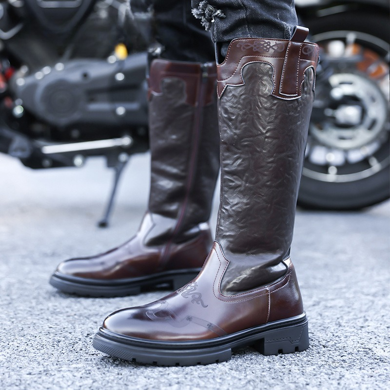 Sepatu Bot Setengah Betis Pria - Ethnic Fashion For Men ulasan dan harga