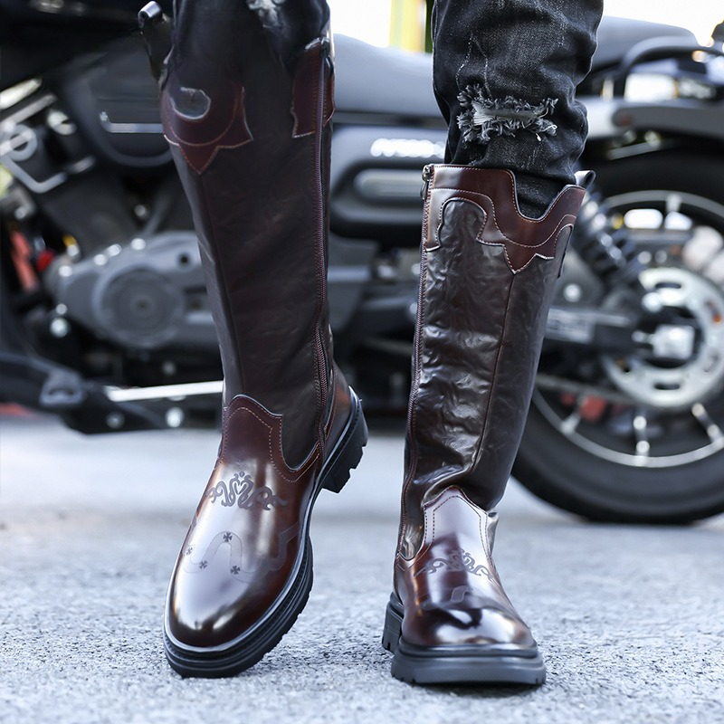 Sepatu Bot Setengah Betis Pria - Ethnic Fashion For Men ulasan dan harga