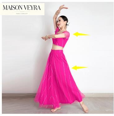 Saree Wanita India Bordir Geor - Saree Georgette Women ulasan dan harga
