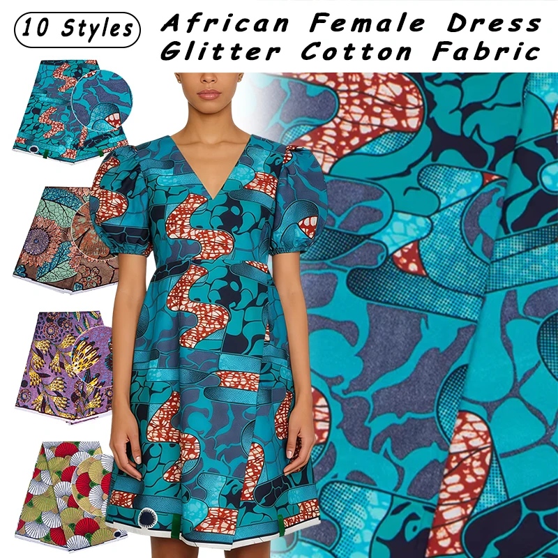 Kain Ankara Wax Print Motif Em - African Ankara Print ulasan dan harga