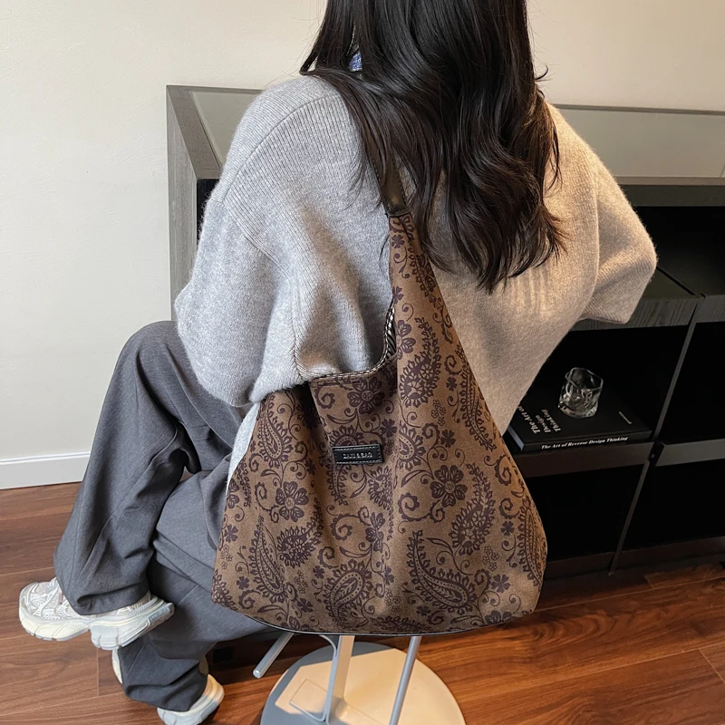 Tas Tote Kapasitas Besar Pola  - Women'S Ethnic Fashion Brands ulasan dan harga