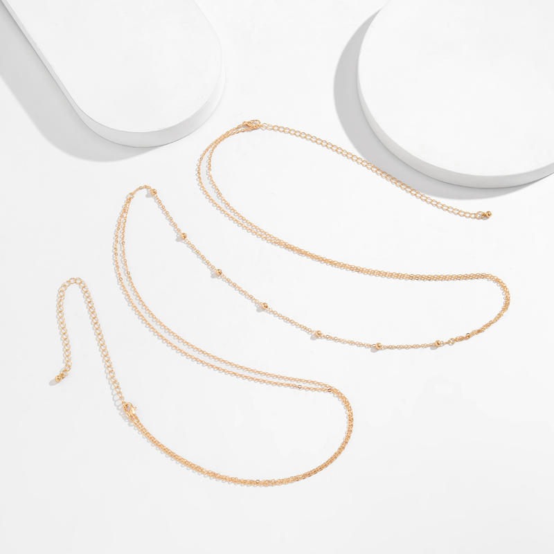 Kalung Rantai Tubuh Sederhana  - Ethnic Fashion Jewellery ulasan dan harga