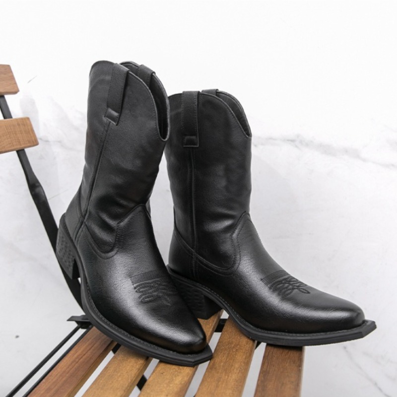 Sepatu Bot Pria Bordir Klasik  - Ethnic Fashion For Men ulasan dan harga