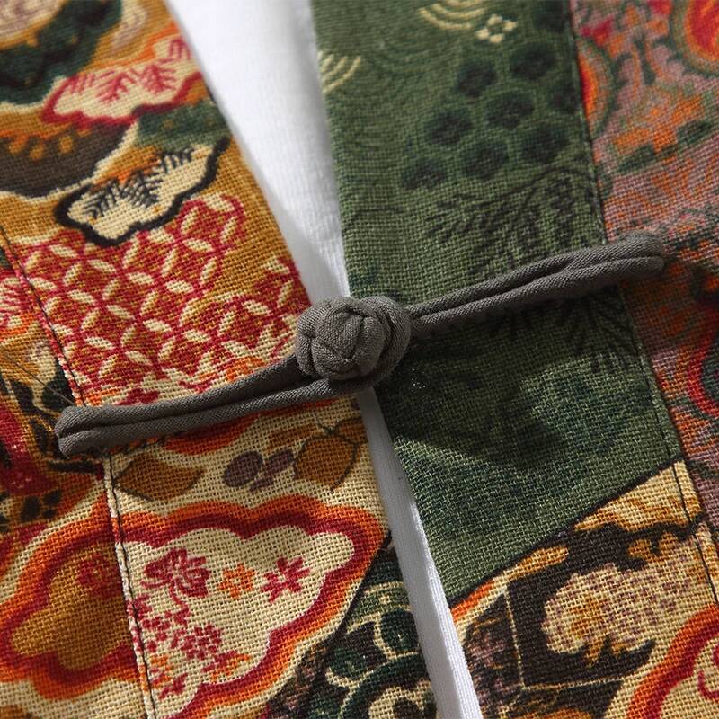 Blus Kardigan Linen Katun Fash - Ethnic Fashion For Men ulasan dan harga
